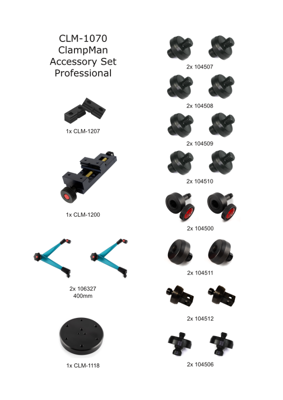 Accessory Set Professional CLM-1070