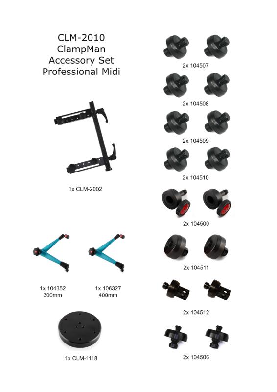 Accessory Set Professional Midi CLM-2010