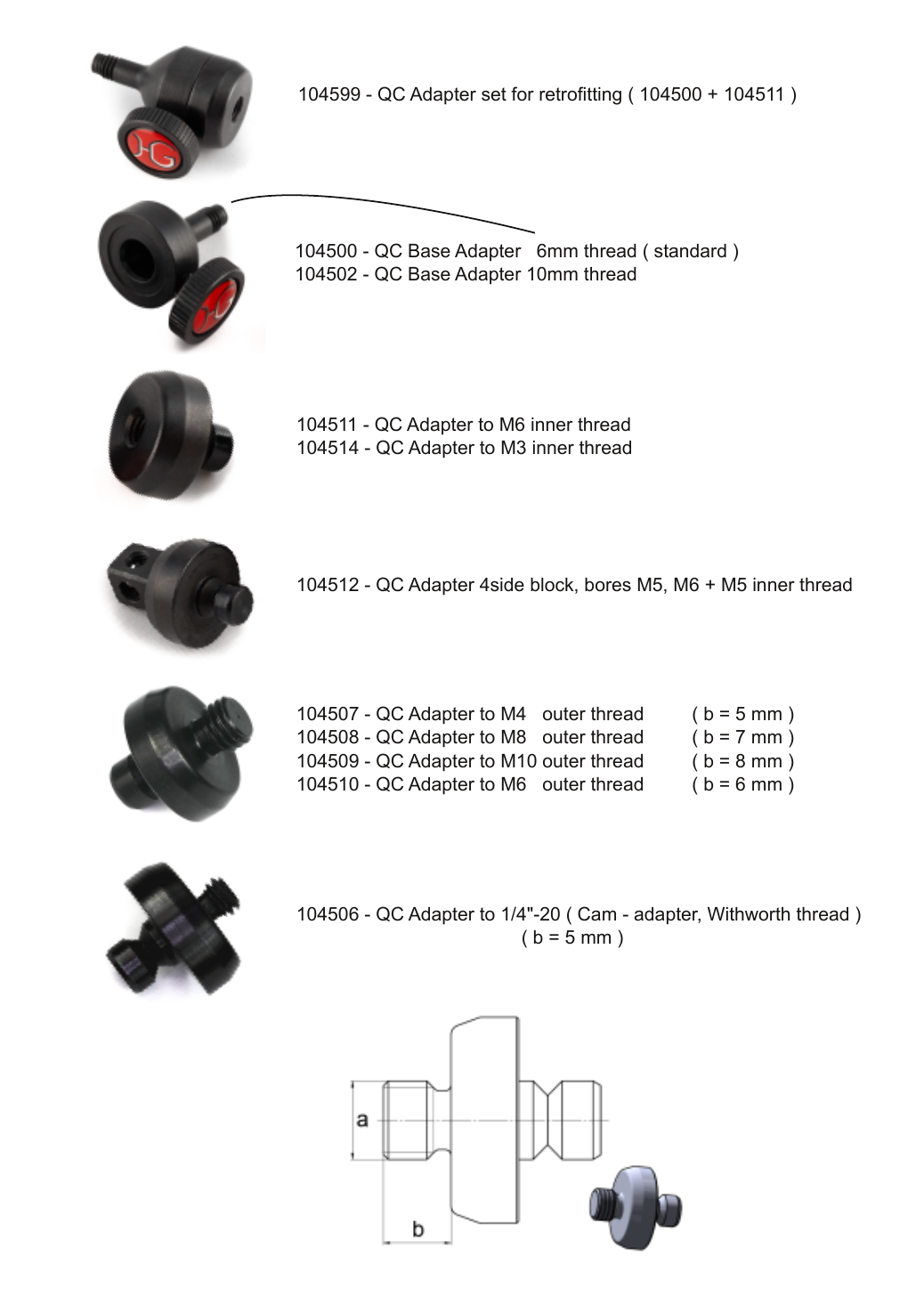 Adapters 104xxx
